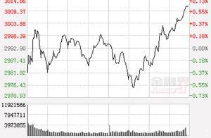 收评：沪指涨0.63%收复3000点 网红、基建爆发 两市成交额不足万亿”